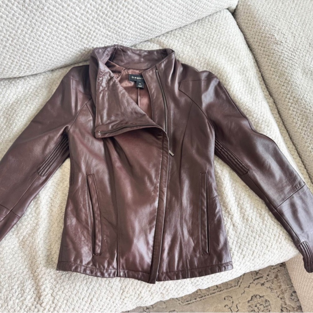 Bagatelle Dark Brown Leather Jacket
